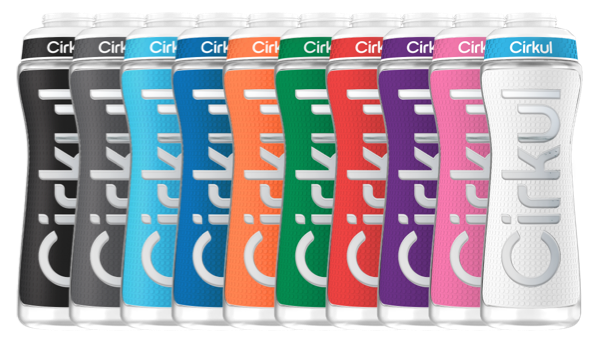 22oz. Grip Squeeze Plastic Bottle & Sport Lid image 1