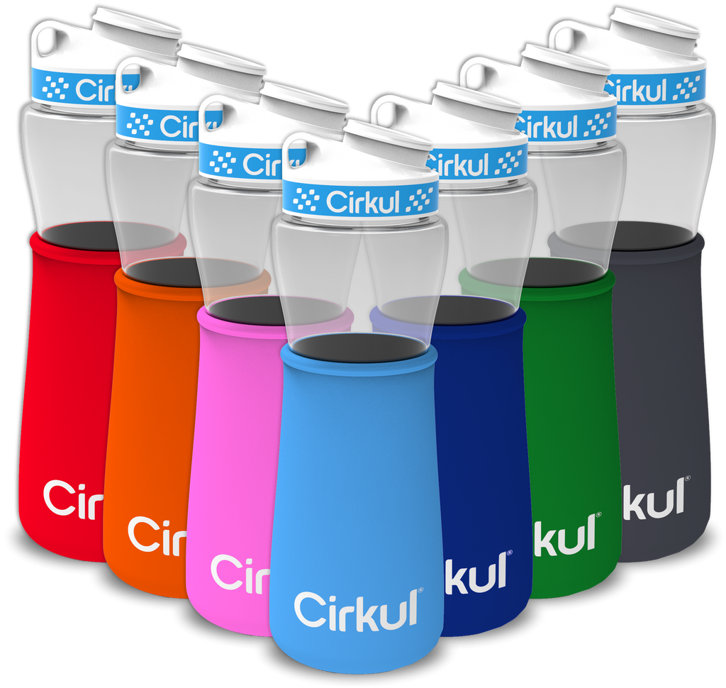Reward: 22oz. Plastic Bottle & Comfort Grip Lid + 22oz. Chill Sleeve image 1