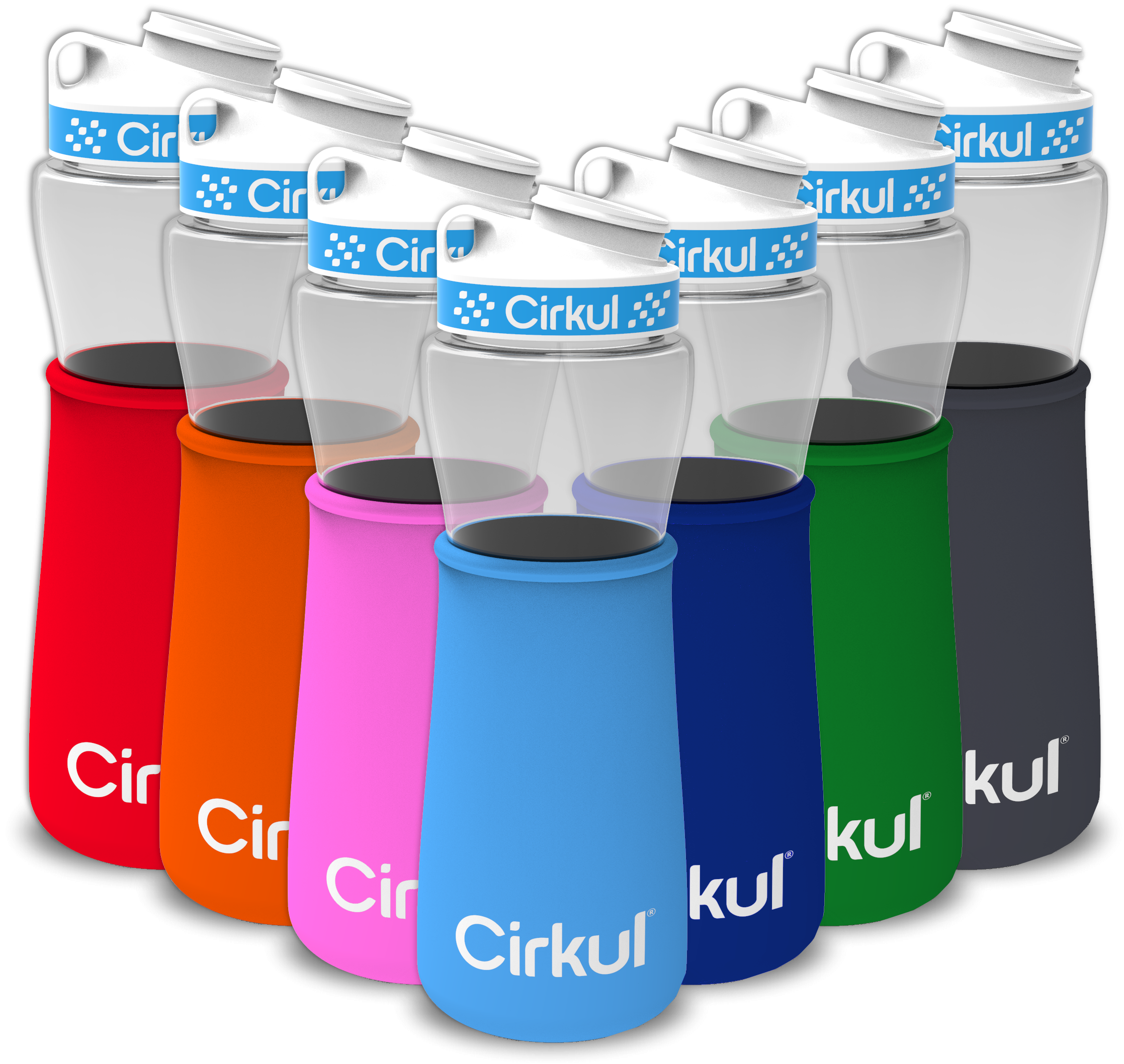 Reward: 22oz. Plastic Bottle & Comfort Grip Lid + 22oz. Chill Sleeve image 1