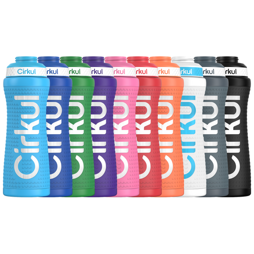 22oz. Grip Stainless Steel Bottle & Sport Lid image 1