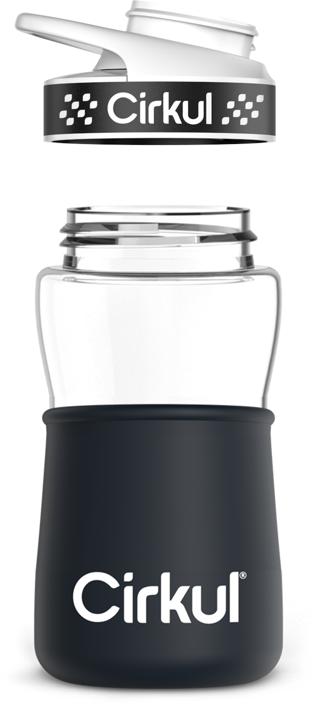 Add-on: 12oz. Plastic Bottle & Comfort Grip Lid + 12oz. Chill Sleeve image 2