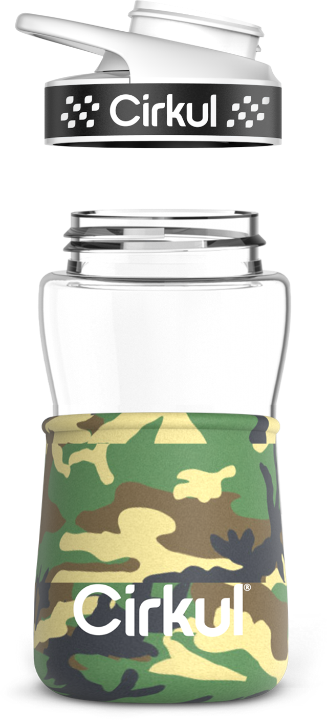 Add-on: 12oz. Plastic Bottle & Comfort Grip Lid + 12oz. Chill Sleeve image 3