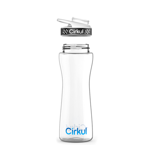 22oz. Plastic Bottle & Comfort Grip Lid image 2