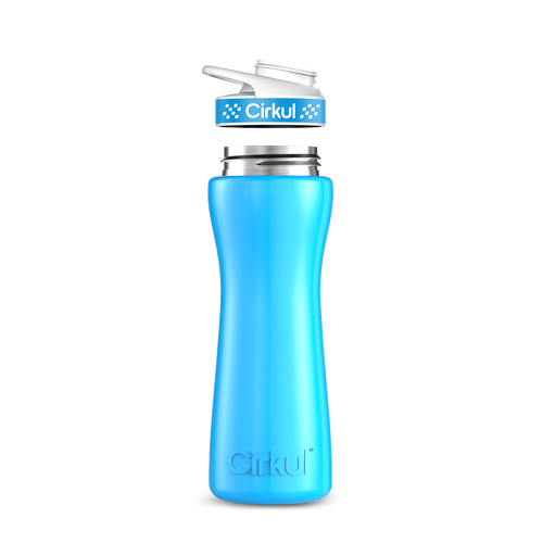 22oz. Stainless Steel Bottle & Comfort Grip Lid image 2