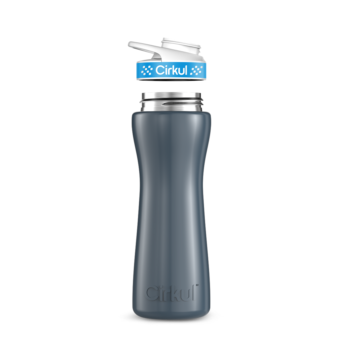 22oz. Stainless Steel Bottle & Comfort Grip Lid image 4