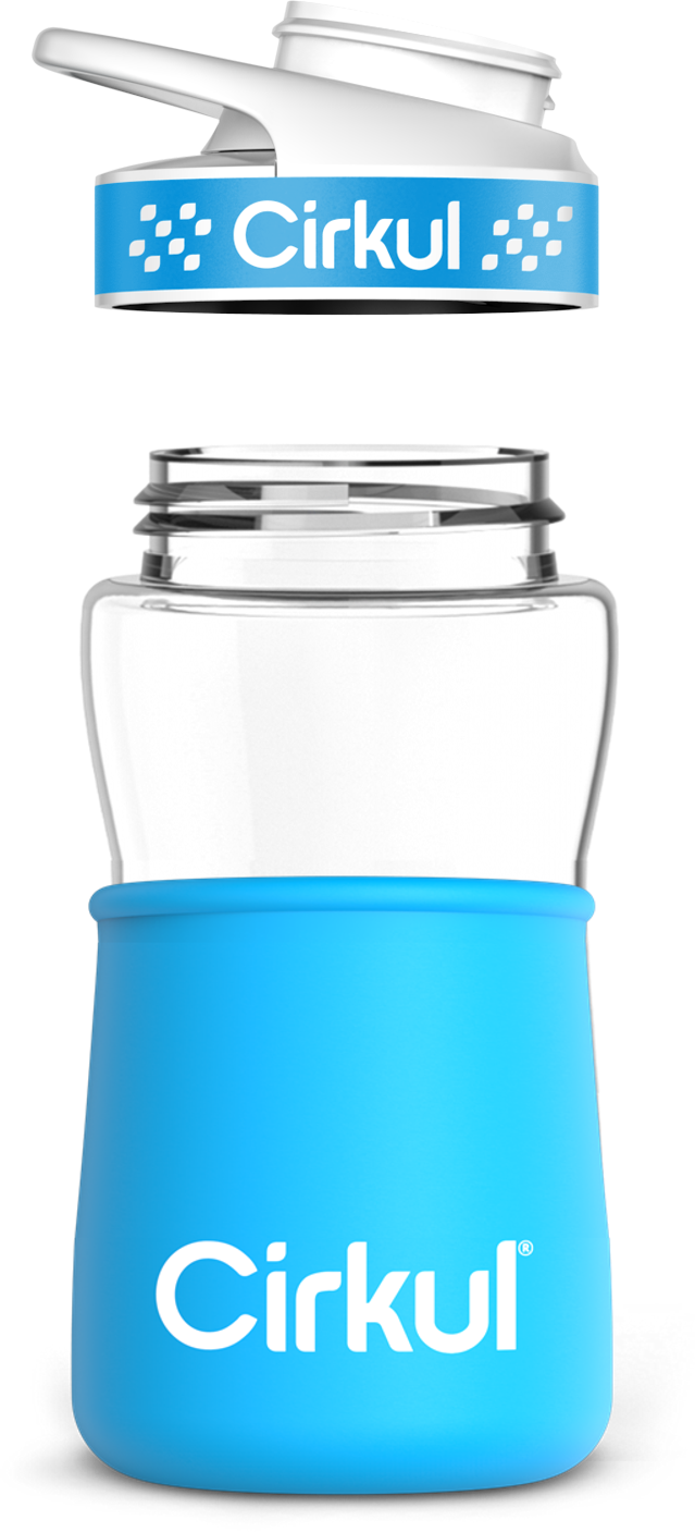 Add-on: 12oz. Plastic Bottle & Comfort Grip Lid + 12oz. Chill Sleeve image 4