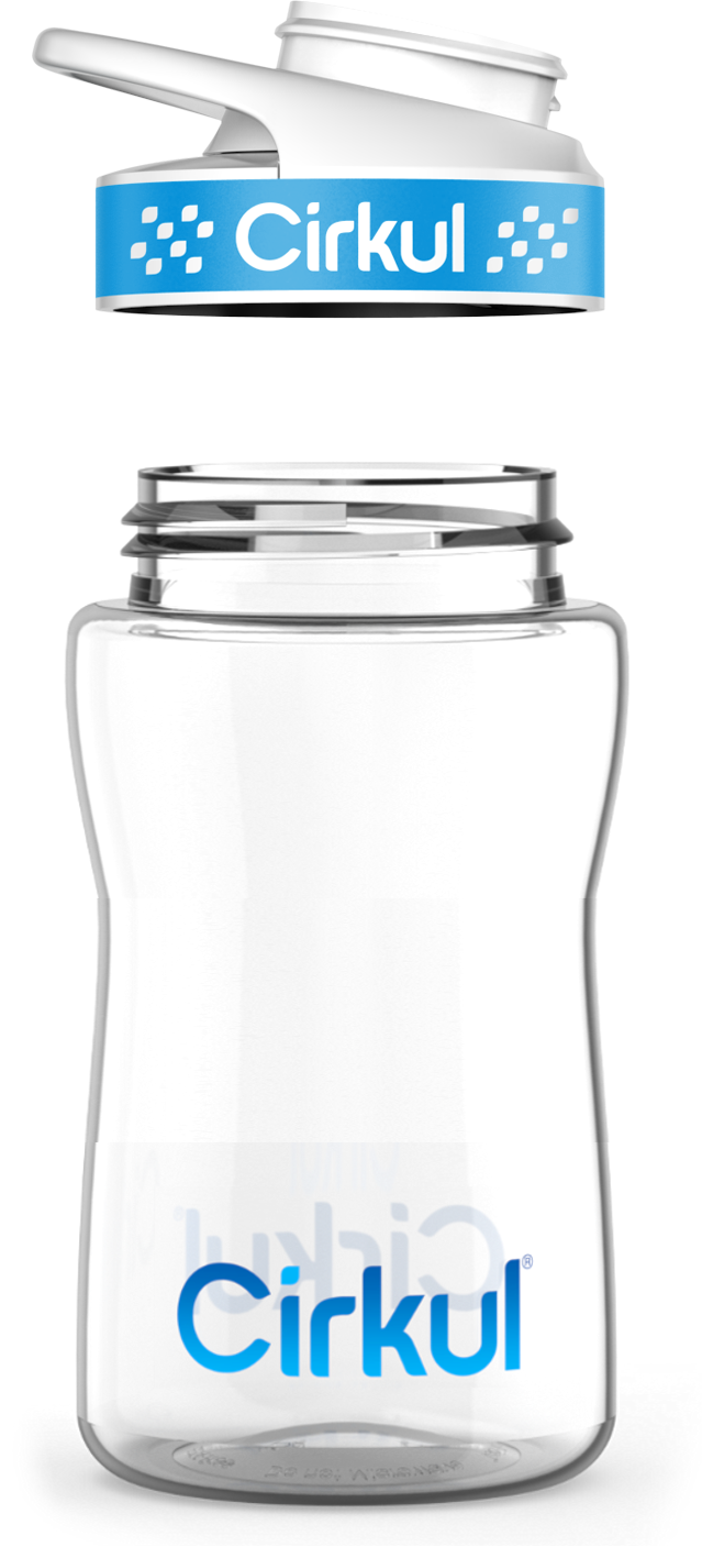 Add-on: 12oz. Plastic Bottle & Comfort Grip Lid image 3