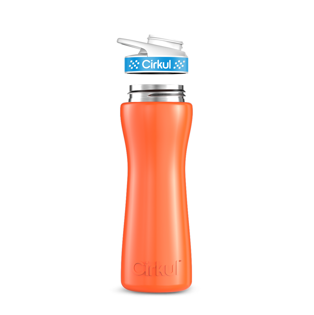22oz. Stainless Steel Bottle & Comfort Grip Lid image 6