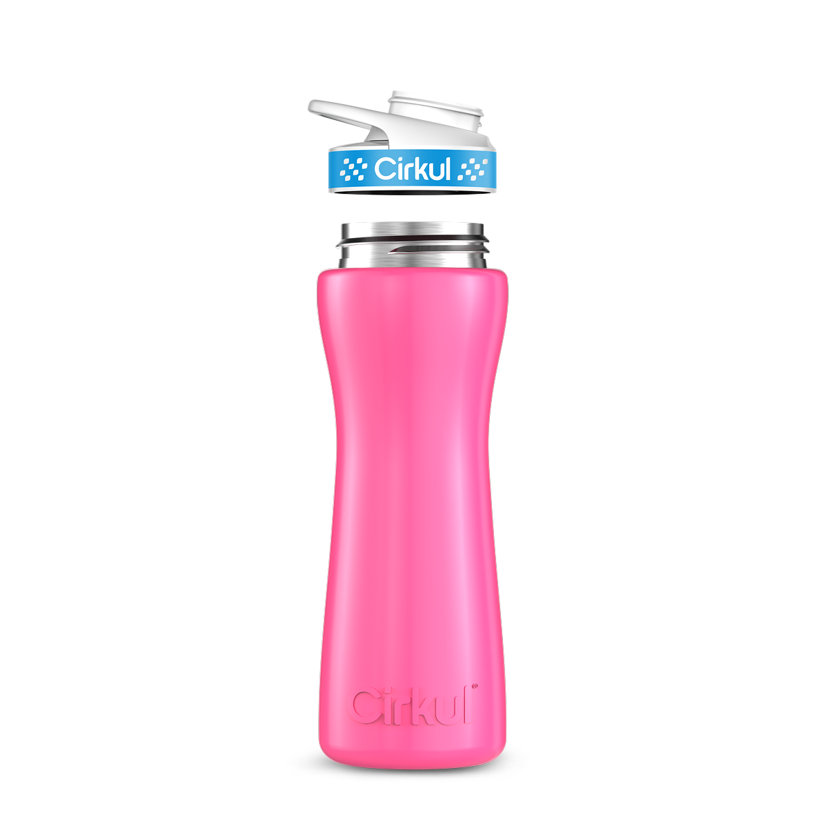 22oz. Stainless Steel Bottle & Comfort Grip Lid image 7