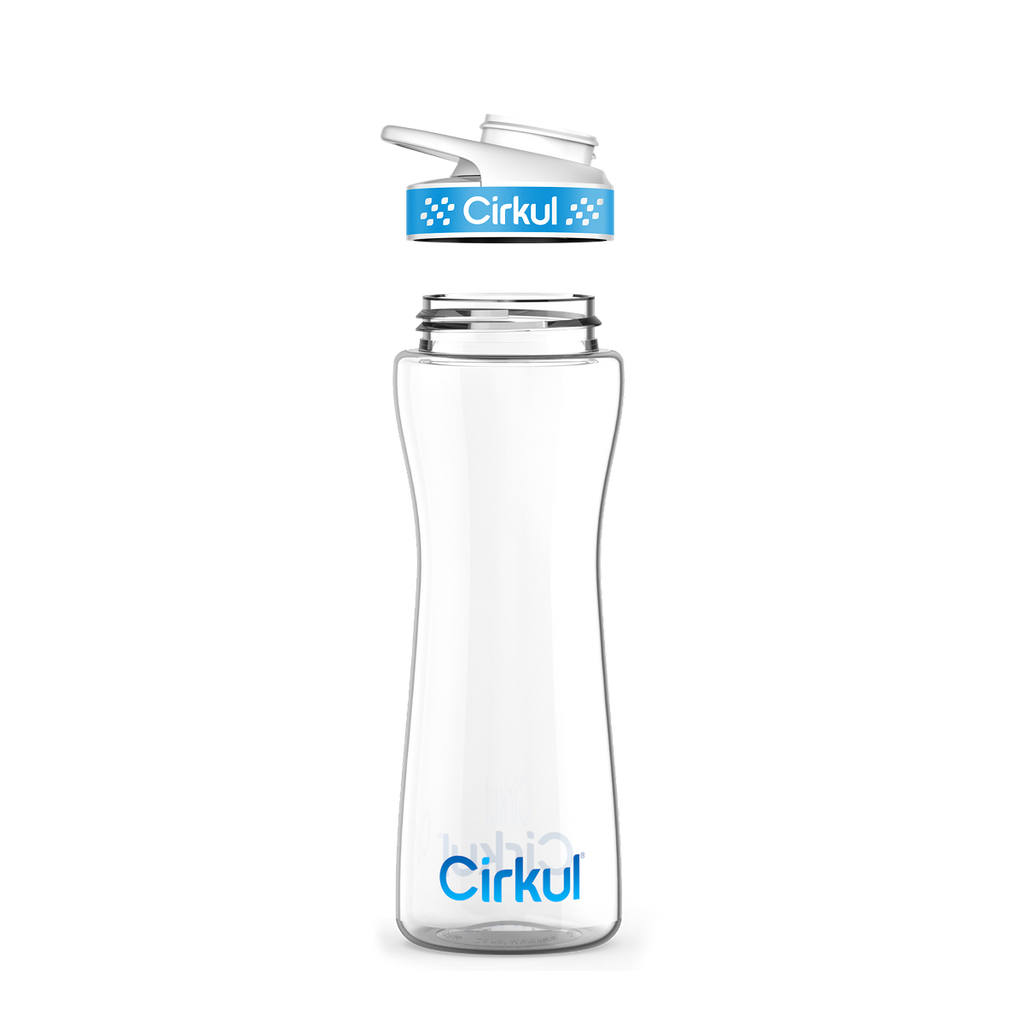 22oz. Plastic Bottle & Comfort Grip Lid image 3