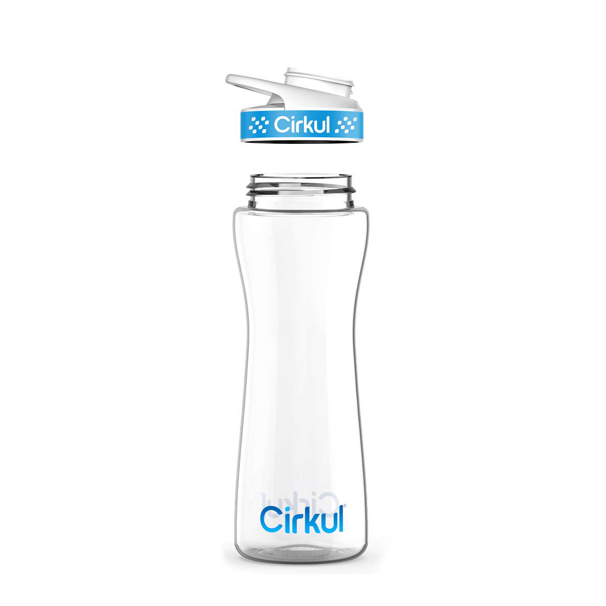22oz. Plastic Bottle & Comfort Grip Lid image 3