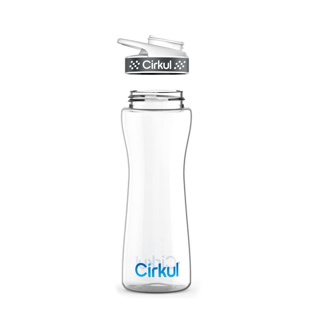 22oz. Plastic Bottle & Comfort Grip Lid image 4