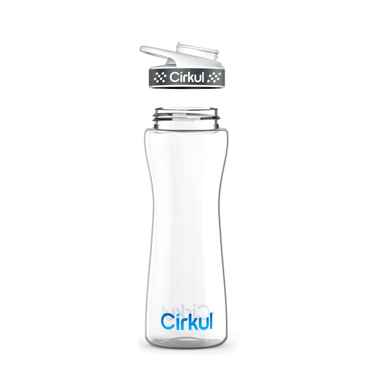 22oz. Plastic Bottle & Comfort Grip Lid image 4