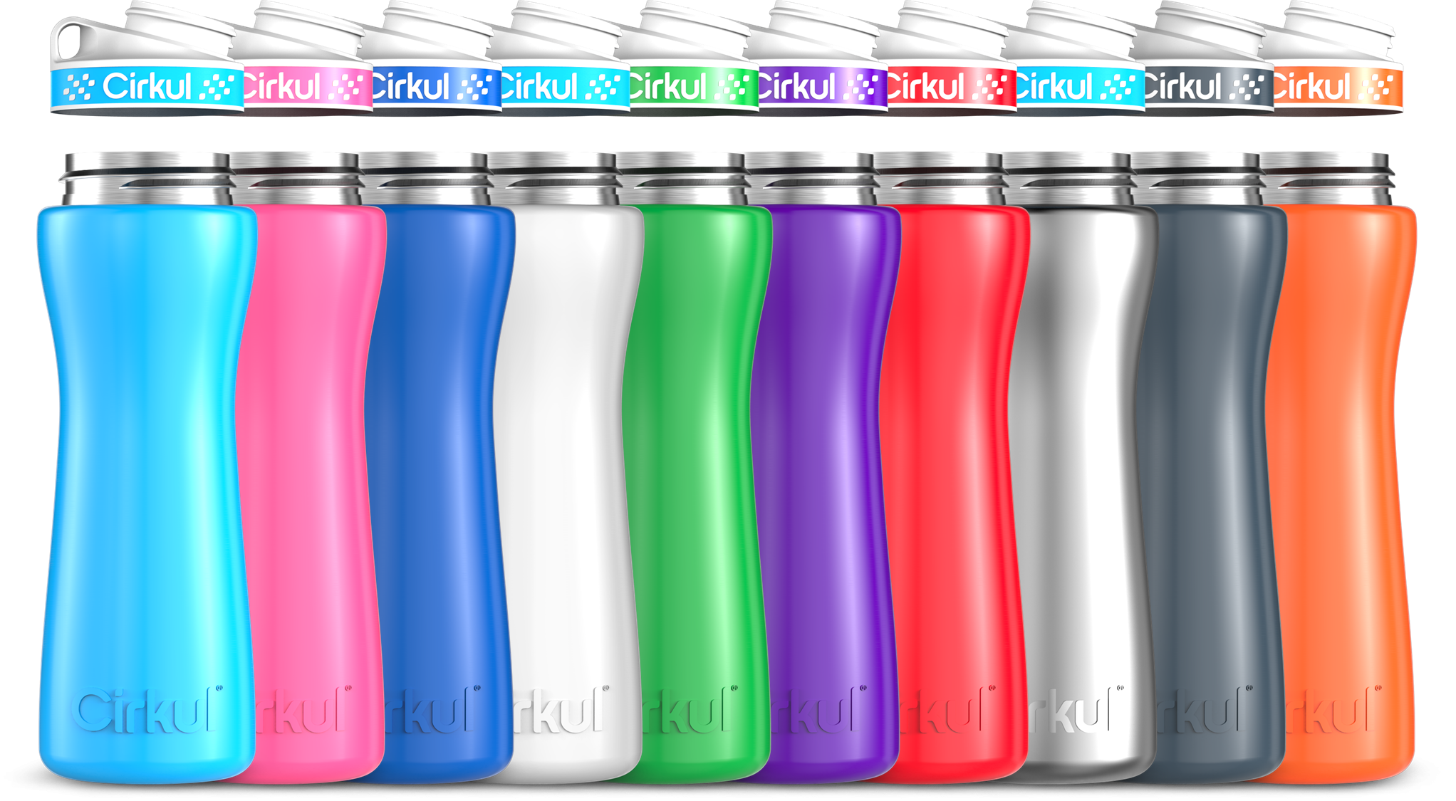 Add-on: 22oz. Stainless Steel Bottle & Comfort Grip Lid image 1