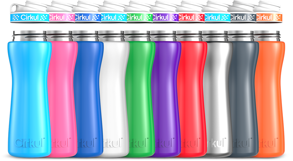 Custom 22oz. Stainless Steel Bottle & Comfort Grip Lid image 2