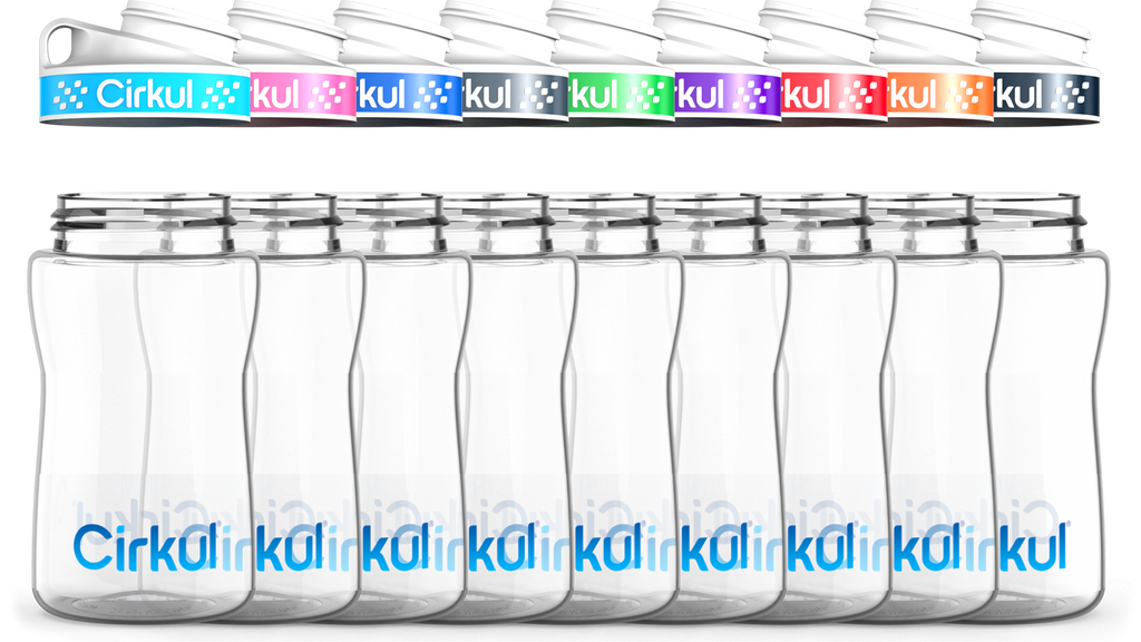 Add-on: 12oz. Plastic Bottle & Comfort Grip Lid image 1