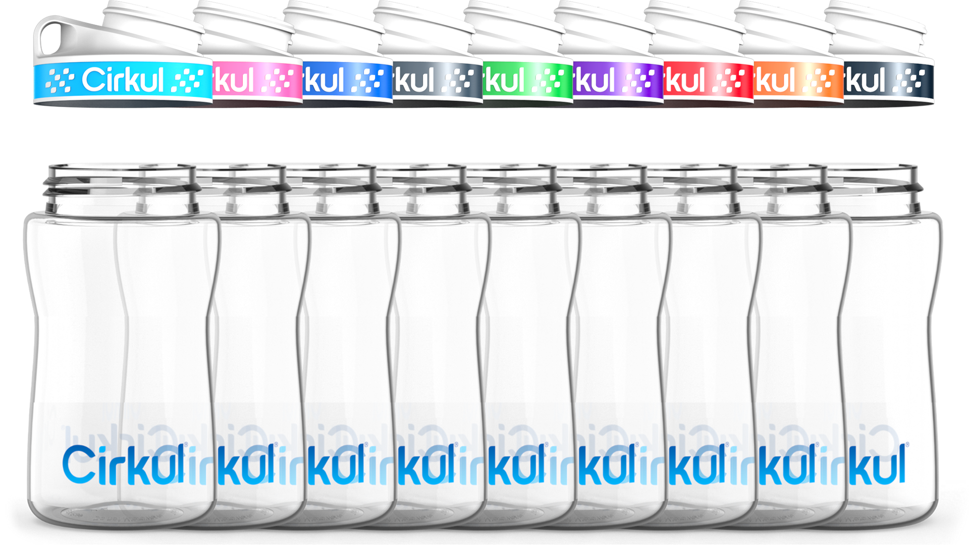 Add-on: 12oz. Plastic Bottle & Comfort Grip Lid image 1