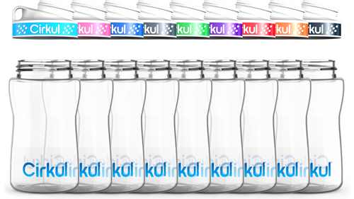 Add-on: 12oz. Plastic Bottle & Comfort Grip Lid image 1