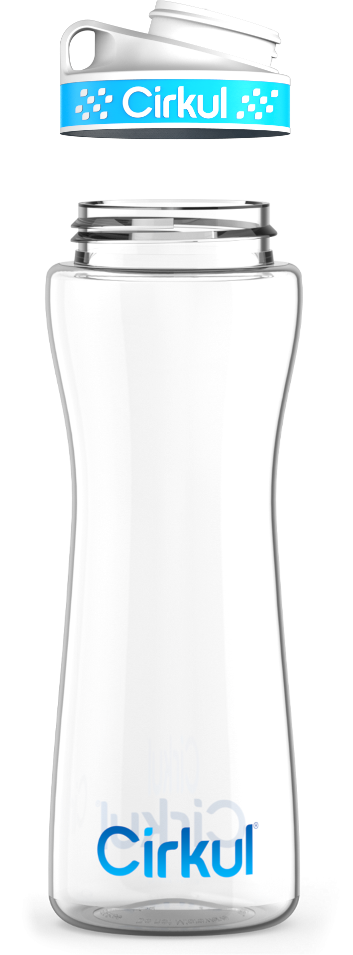 Custom 22oz. Plastic Bottle & Comfort Grip Lid image 3