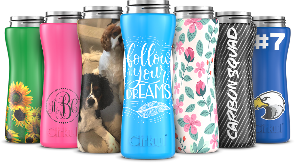 Custom 22oz. Stainless Steel Bottle & Comfort Grip Lid image 1